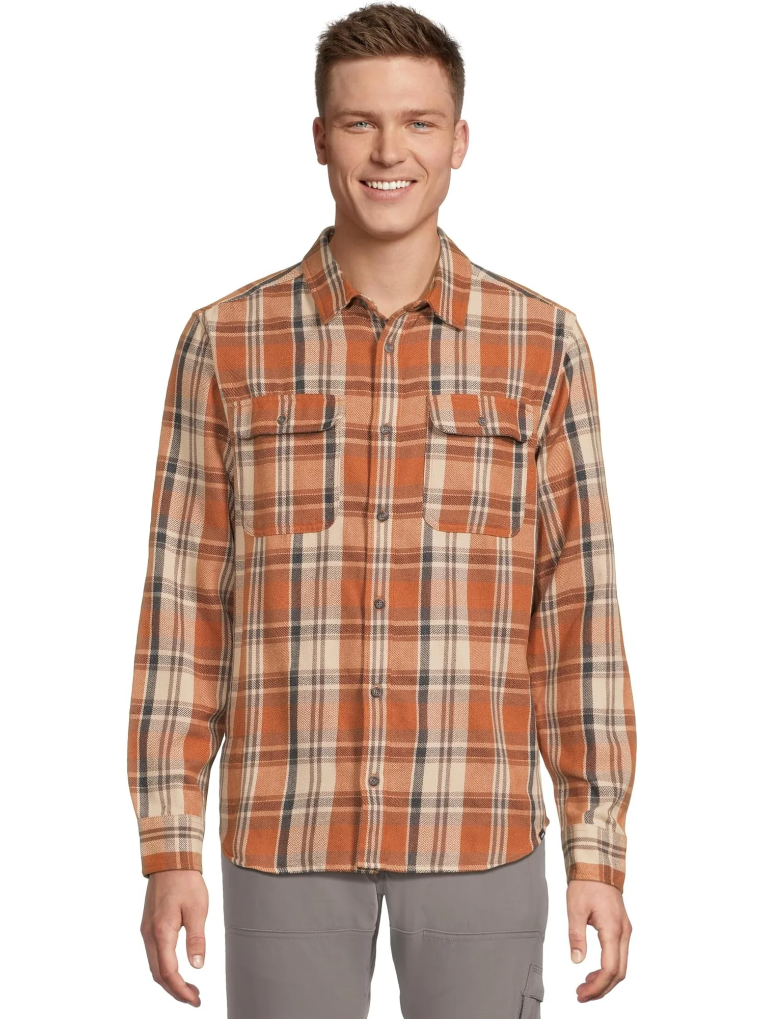 Мужская фланелевая рубашка Westbrook Prana — изображение 1 из 5, песочный