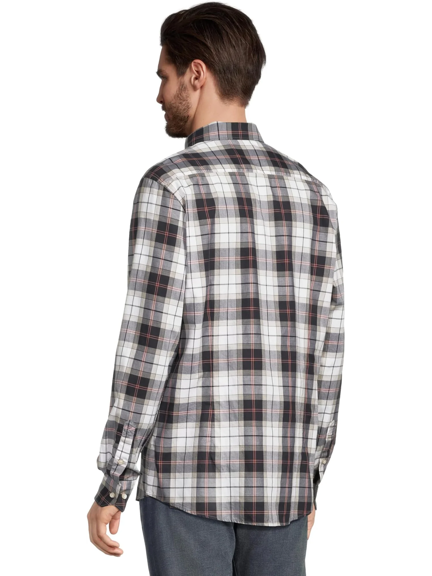 Мужская рубашка Wetheram Tailored Tartan Barbour — изображение 3 из 5, речной камень