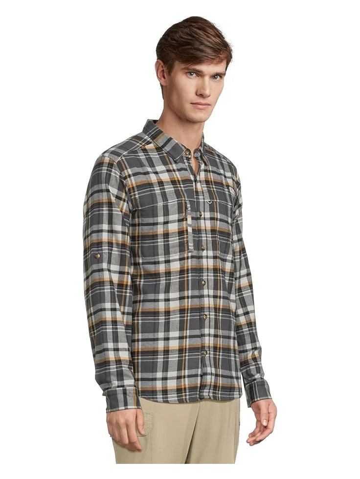 Мужская фланелевая рубашка Columbia Wild Cast, Shark Backwater Tartan — изображение 2 из 5, акула