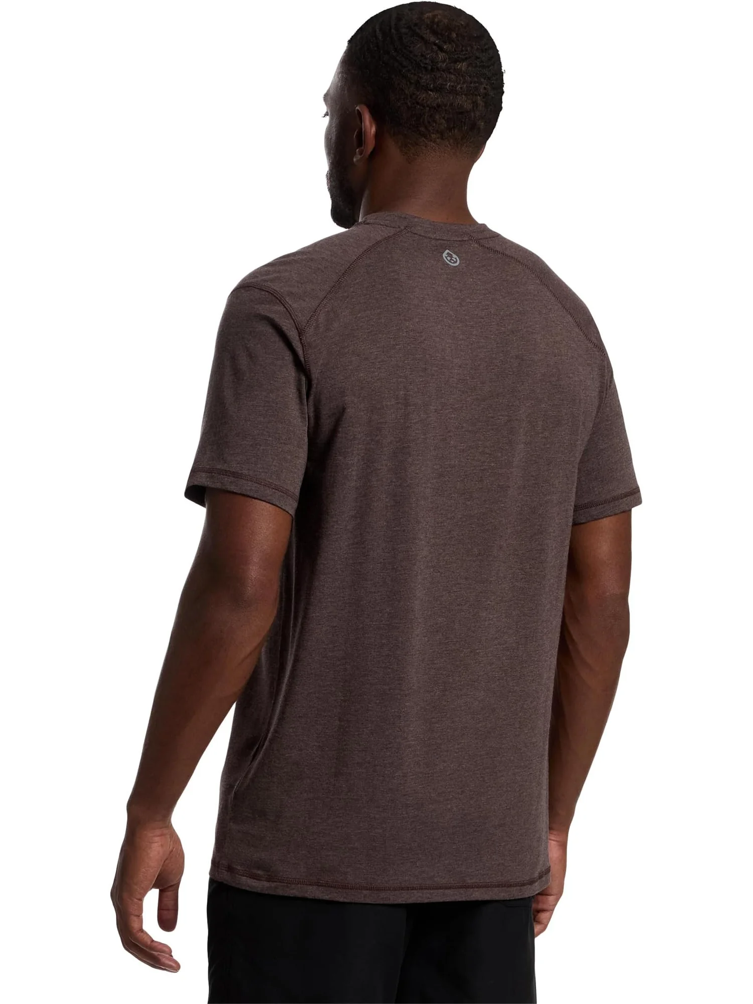Мужская футболка Carrollton Fitness tasc Performance, Mocha Heather — изображение 3 из 5, серый