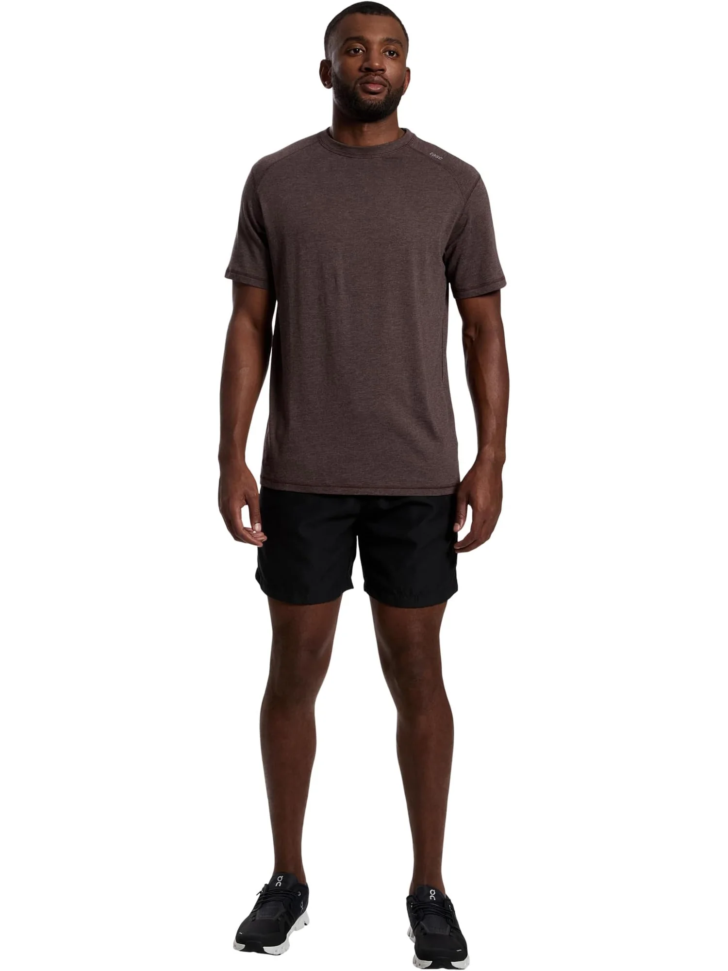 Мужская футболка Carrollton Fitness tasc Performance, Mocha Heather — изображение 5 из 5, серый