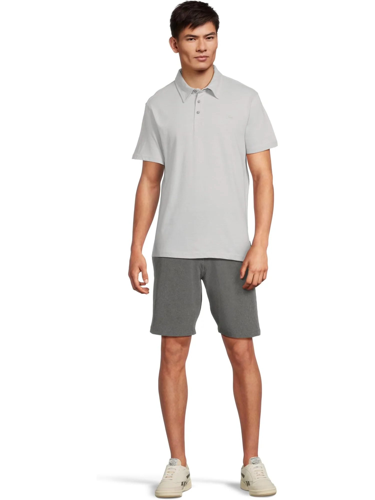 Мужское поло Sunset Cruise Quiksilver — изображение 5 из 5, серый