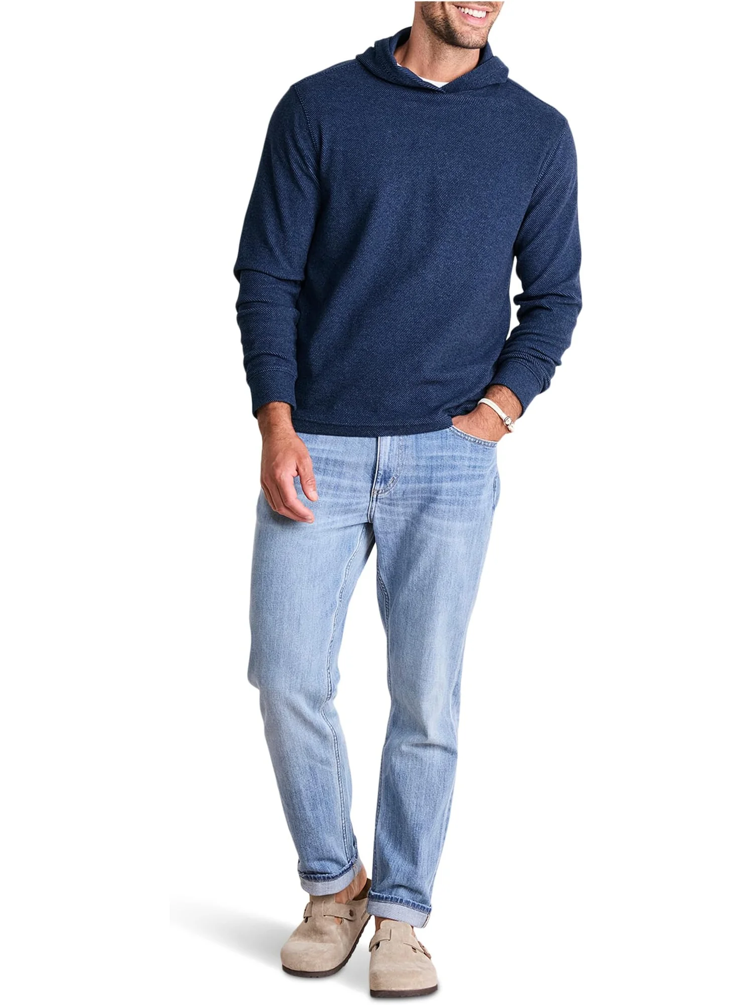 Мужская толстовка с капюшоном Calmwater Vineyard Vines — изображение 3 из 3, глубокий залив