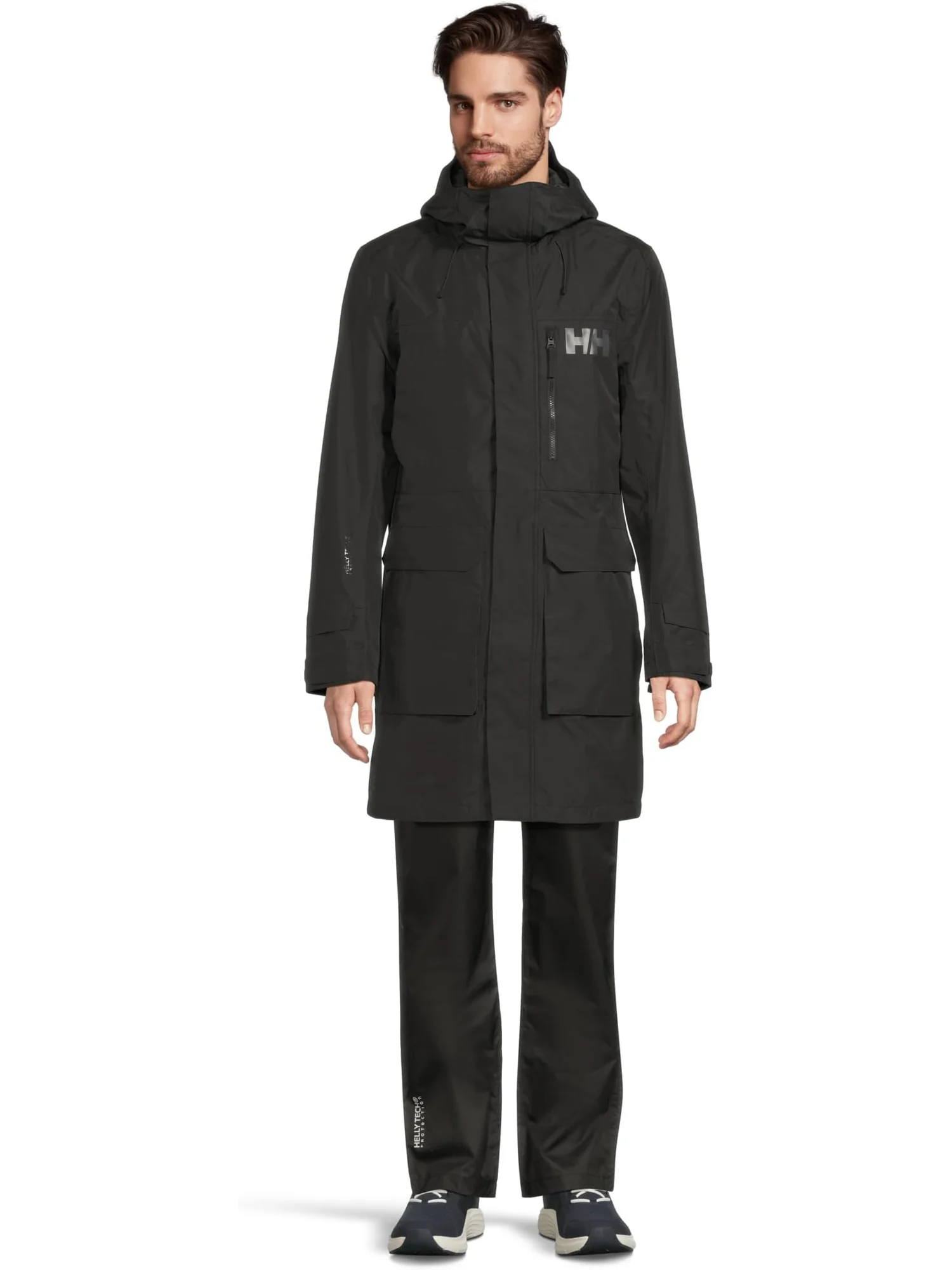 Мужское такелажное пальто Helly Hansen — изображение 1 из 5, черный