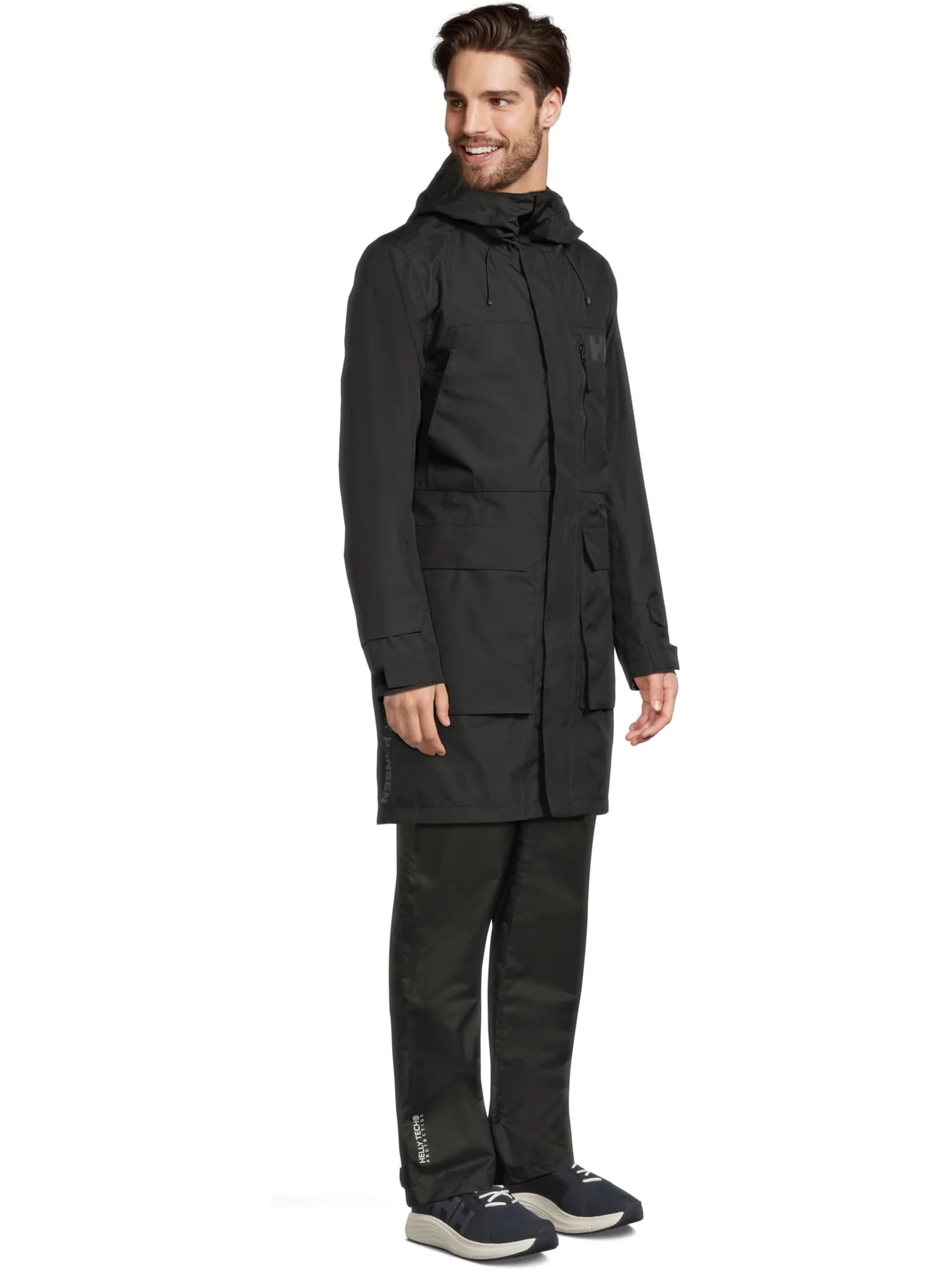 Мужское такелажное пальто Helly Hansen — изображение 2 из 5, черный