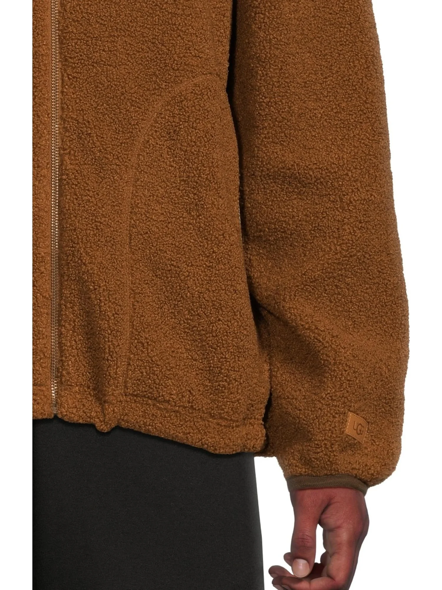 Мужская толстовка с капюшоном Uggbraid на молнии UGG, Deco — изображение 4 из 5, деко золотой