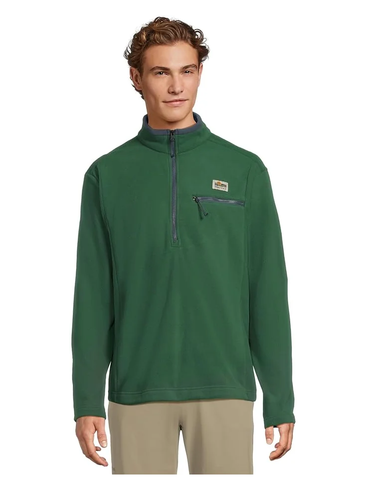 Мужская флисовая толстовка Marmot Upward — зеленый
