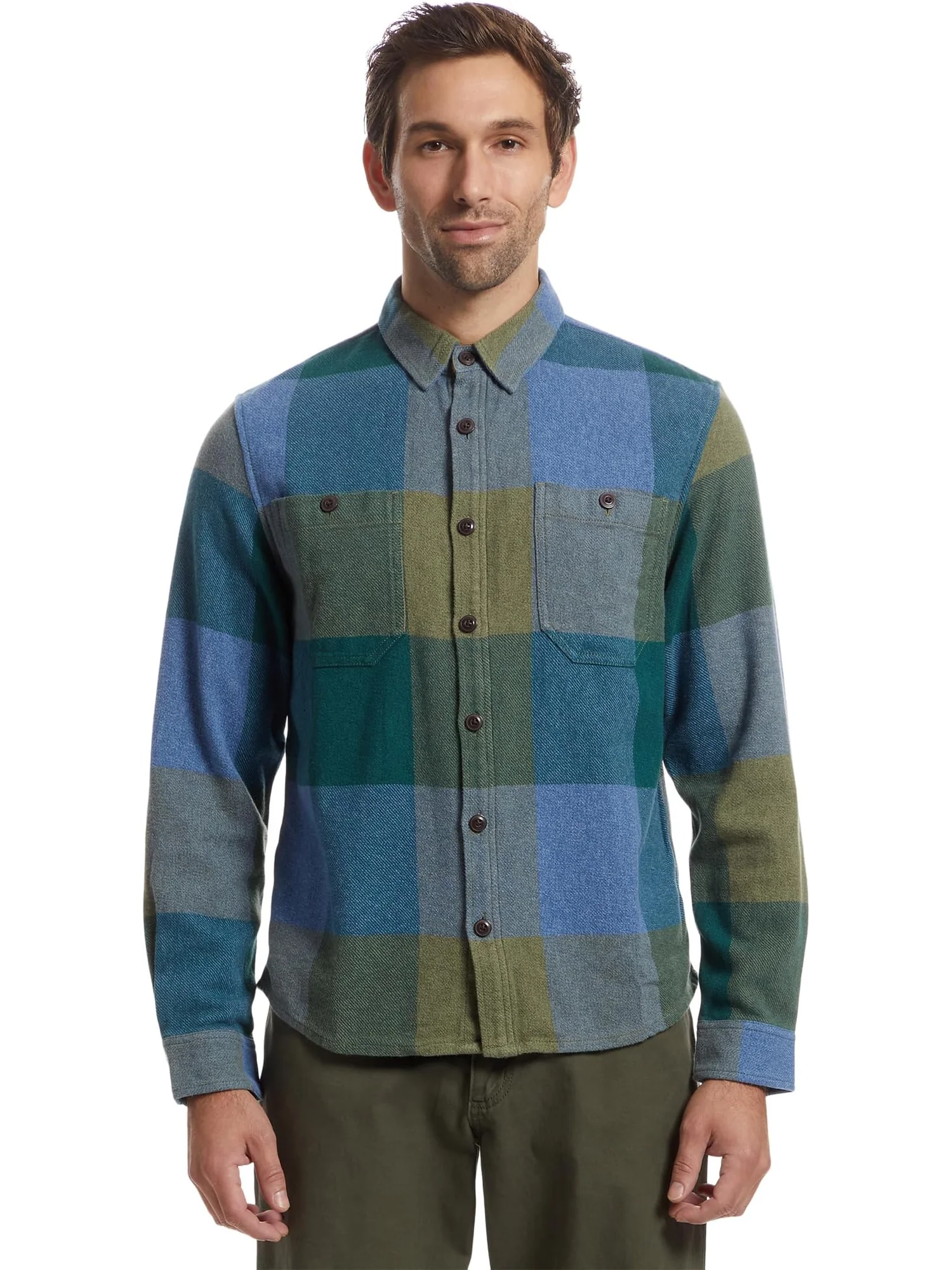 Мужская фирменная рубашка Northwoods из твила, стандартная L.L.Bean