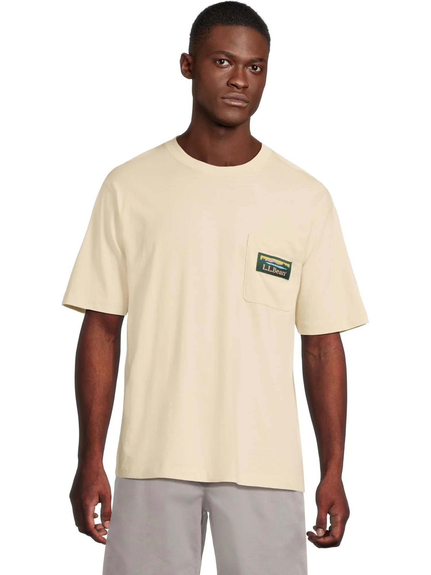 Мужская футболка с логотипом Katahdin, короткий рукав L.L.Bean