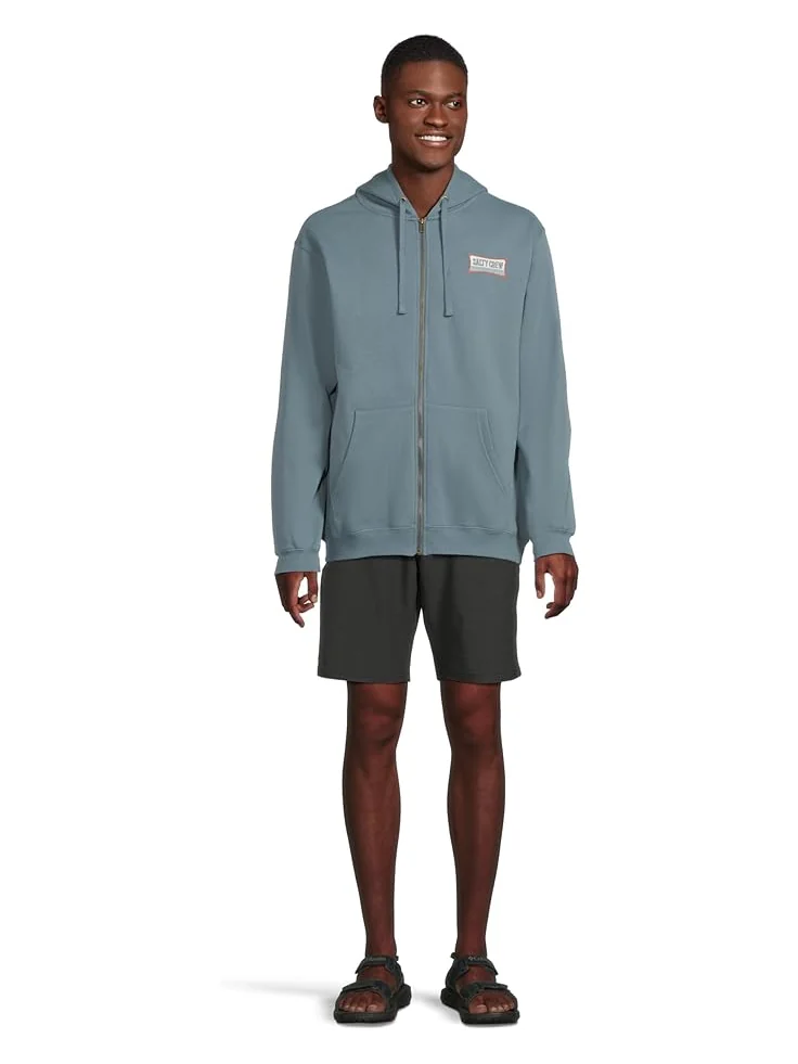 Мужская толстовка с капюшоном Salty Crew Essential Zip Fleece — изображение 5 из 5, серый
