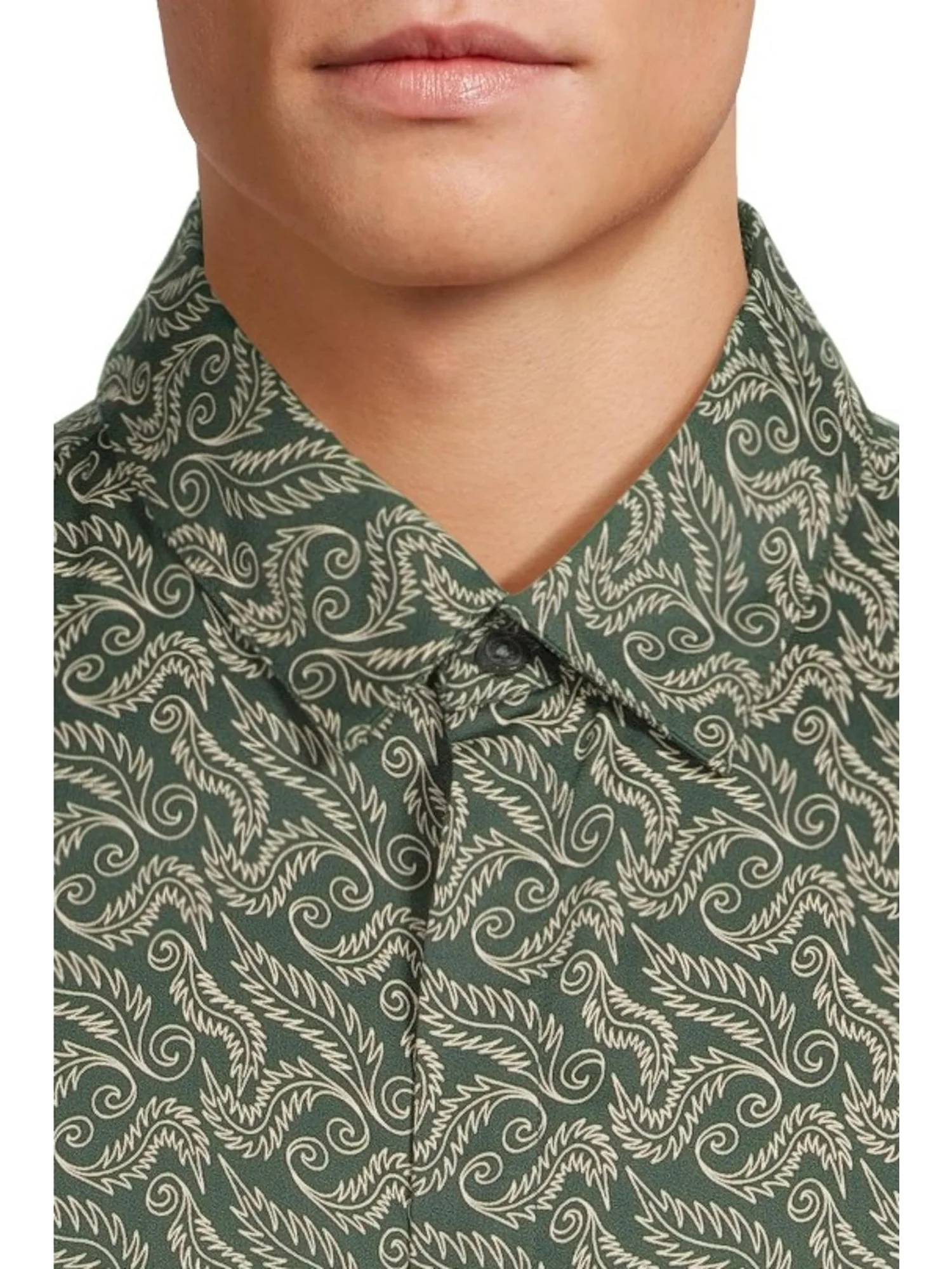 Мужская рубашка Rodney W673F25 John Varvatos — изображение 4 из 5, мох