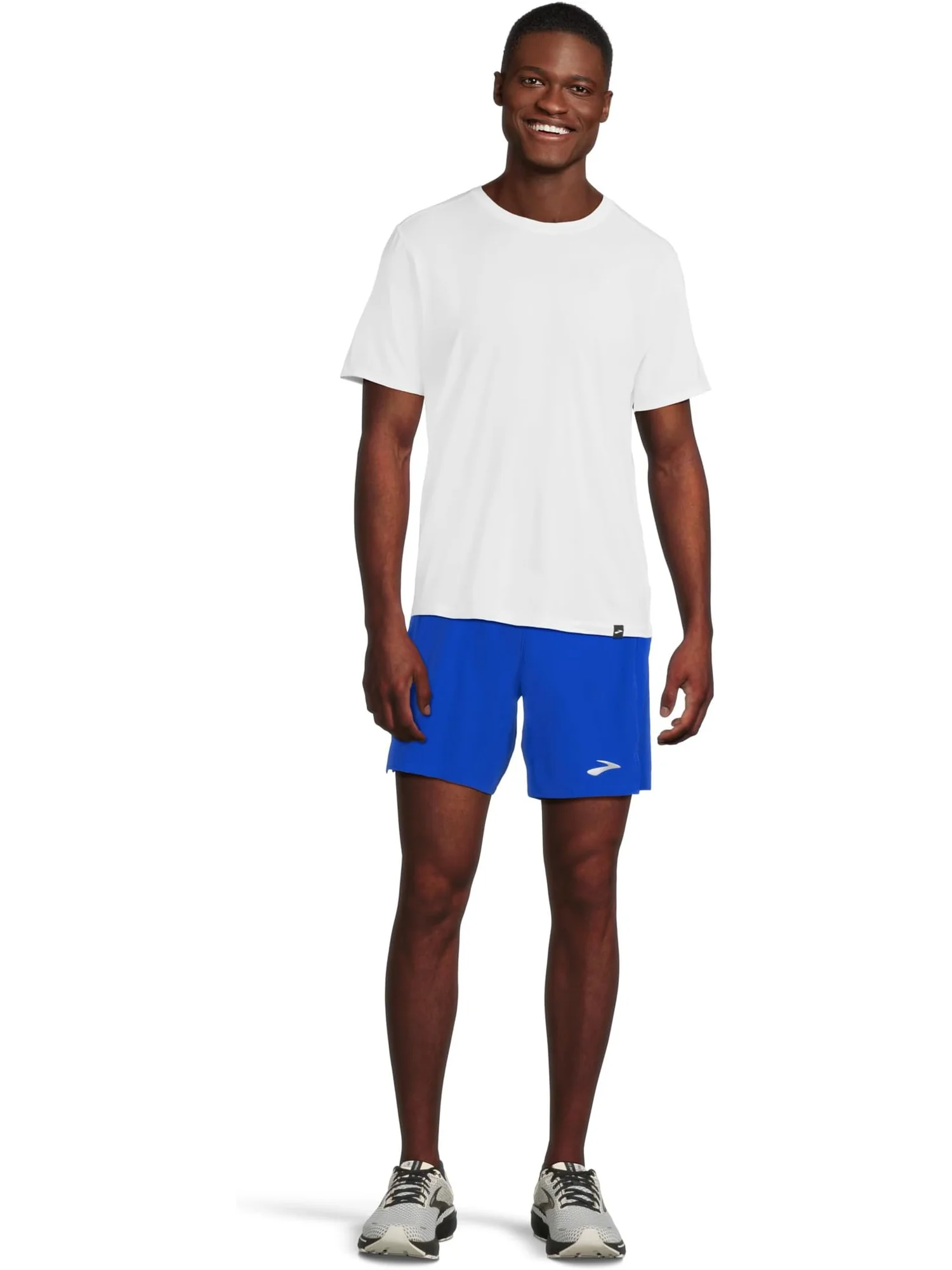Мужская роскошная кофта с коротким рукавом Brooks — изображение 5 из 5, белый