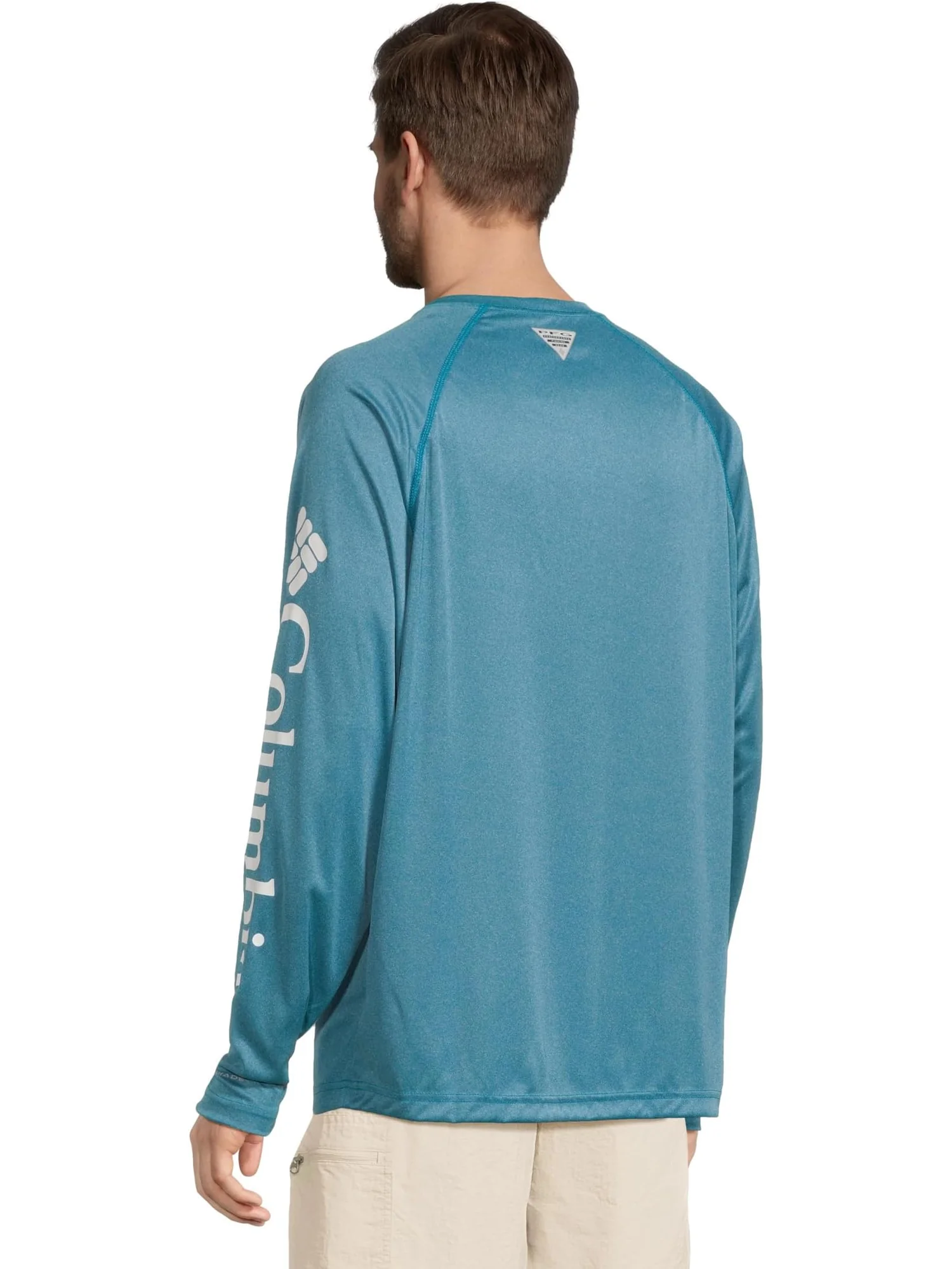 Мужская рубашка Terminal Tackle L/S Columbia — изображение 3 из 5, синий/белый