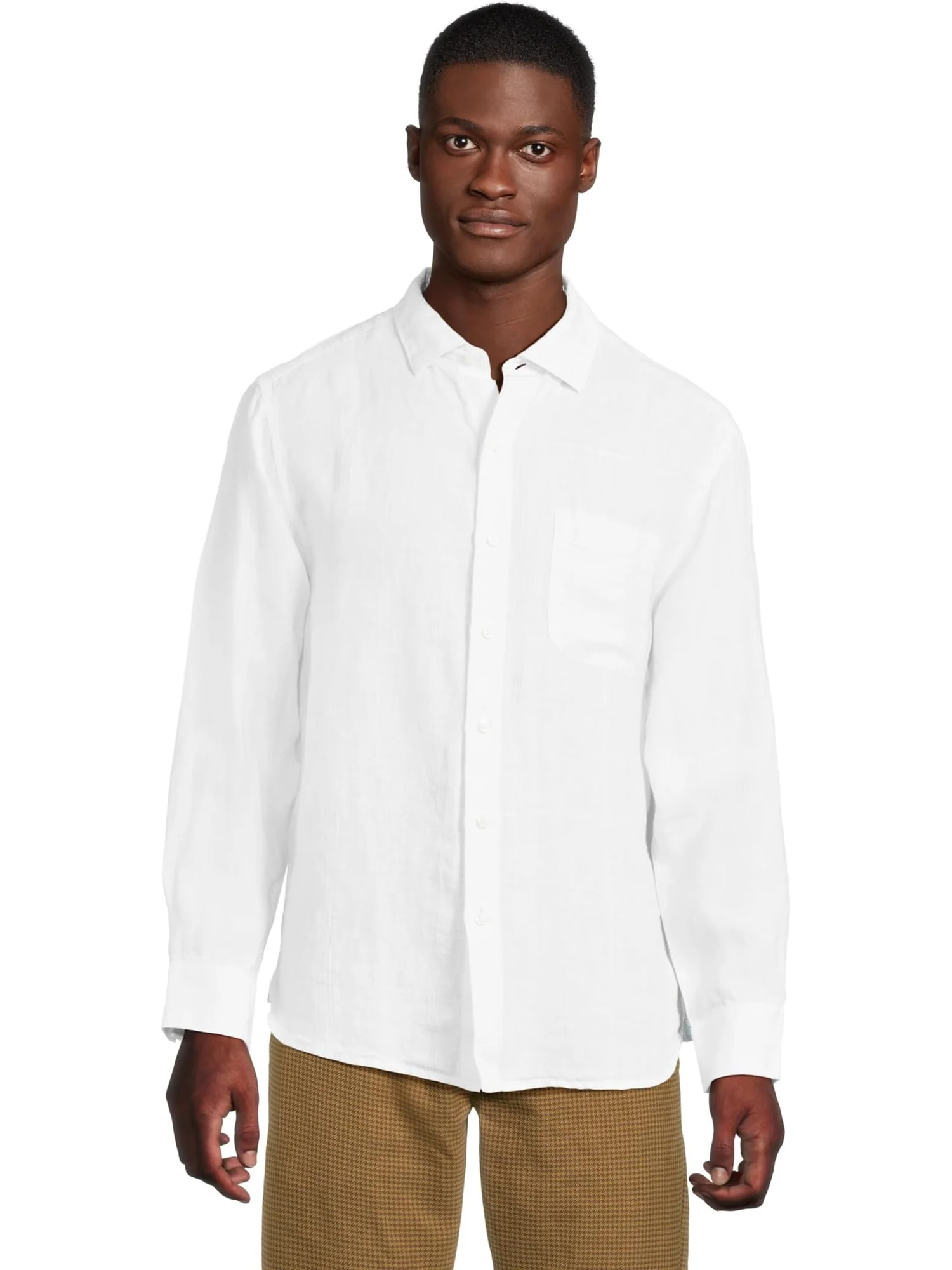 Мужская клетчатая рубашка Paradisio Tommy Bahama — изображение 1 из 5, белый