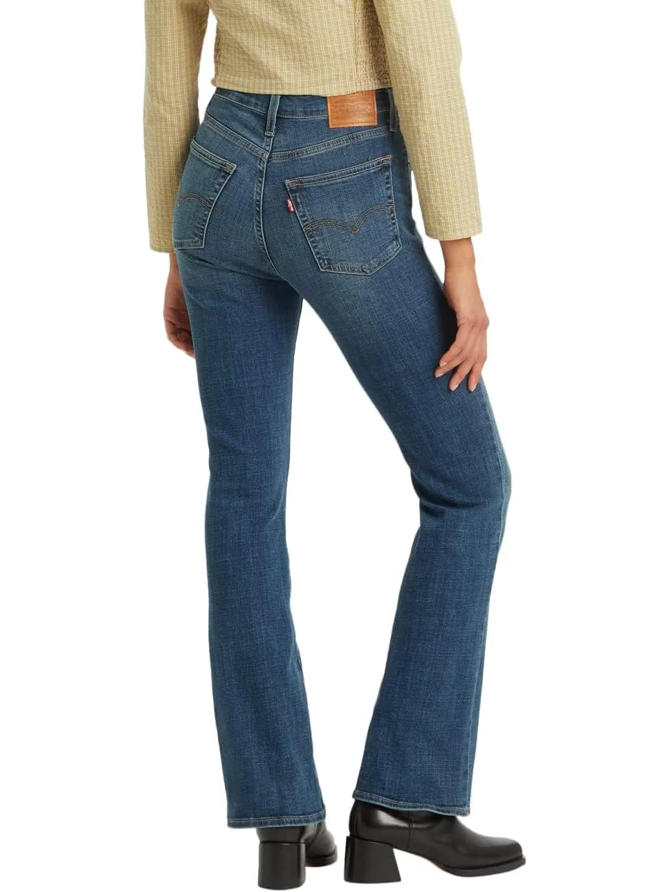 Женские джинсы Levi's 725 High-Rise Bootcut — изображение 2 из 5, синий
