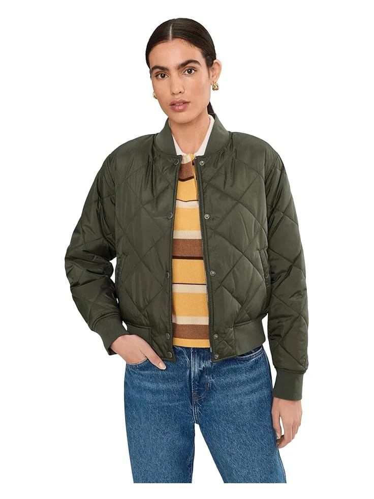 Женская куртка-бомбер Levi's Diamond Quilted Sherpa Lined