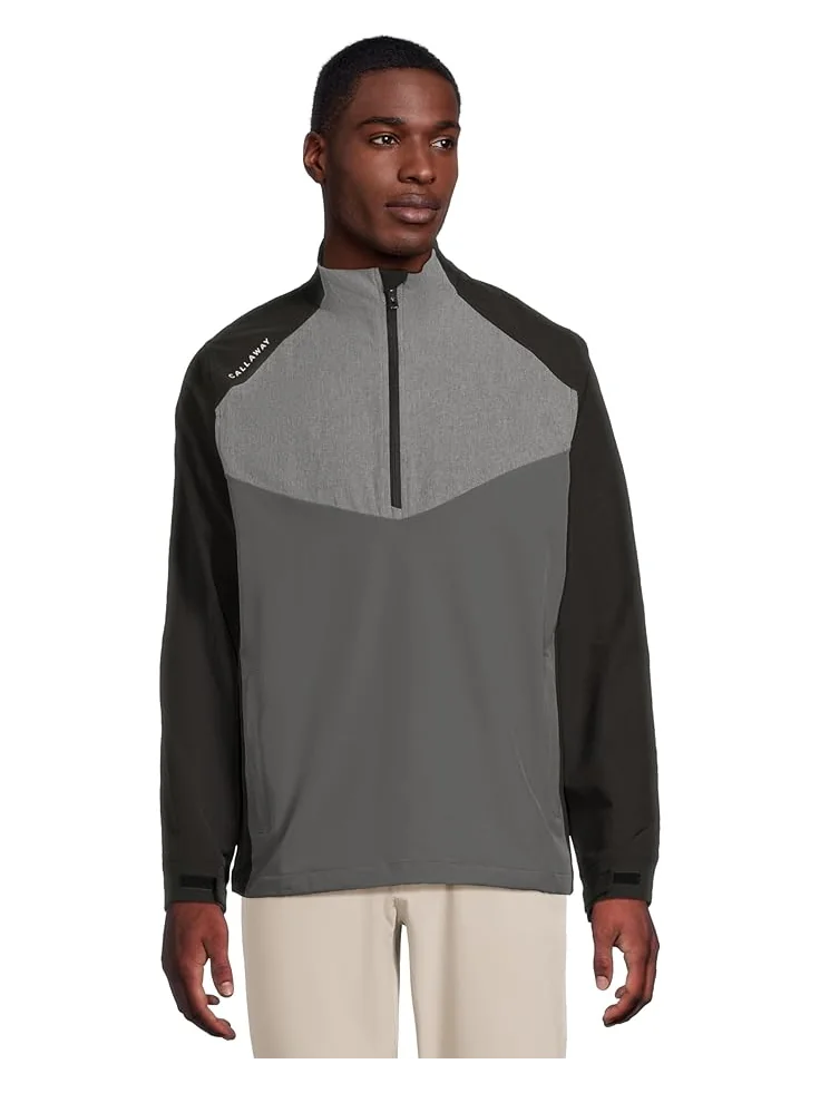 Мужская ветровка и дождевик Callaway Long Sleeve 1/2-Zip Wind & Water