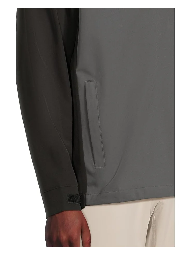 Мужская ветровка и дождевик Callaway Long Sleeve 1/2-Zip Wind & Water — изображение 4 из 5, бежевый