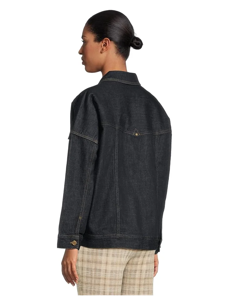 Женская джинсовая куртка Liverpool Los Angeles Drop Shoulder — изображение 3 из 5, индиго