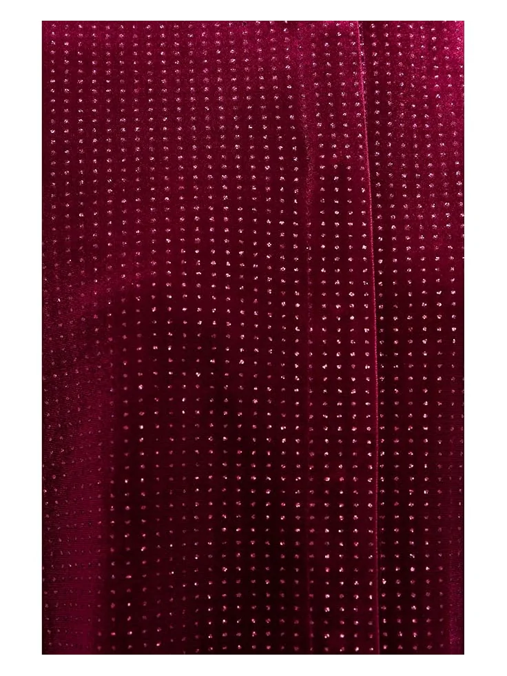 Женская блуза с пайетками и застежкой на пуговицы Vince Camuto Sequin Button Front — изображение 5 из 5, красный
