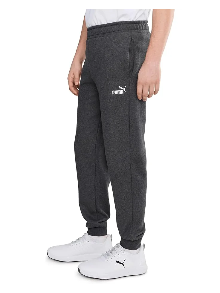 Мужские спортивные штаны PUMA Essentials Logo Fleece — изображение 3 из 5, темный серый