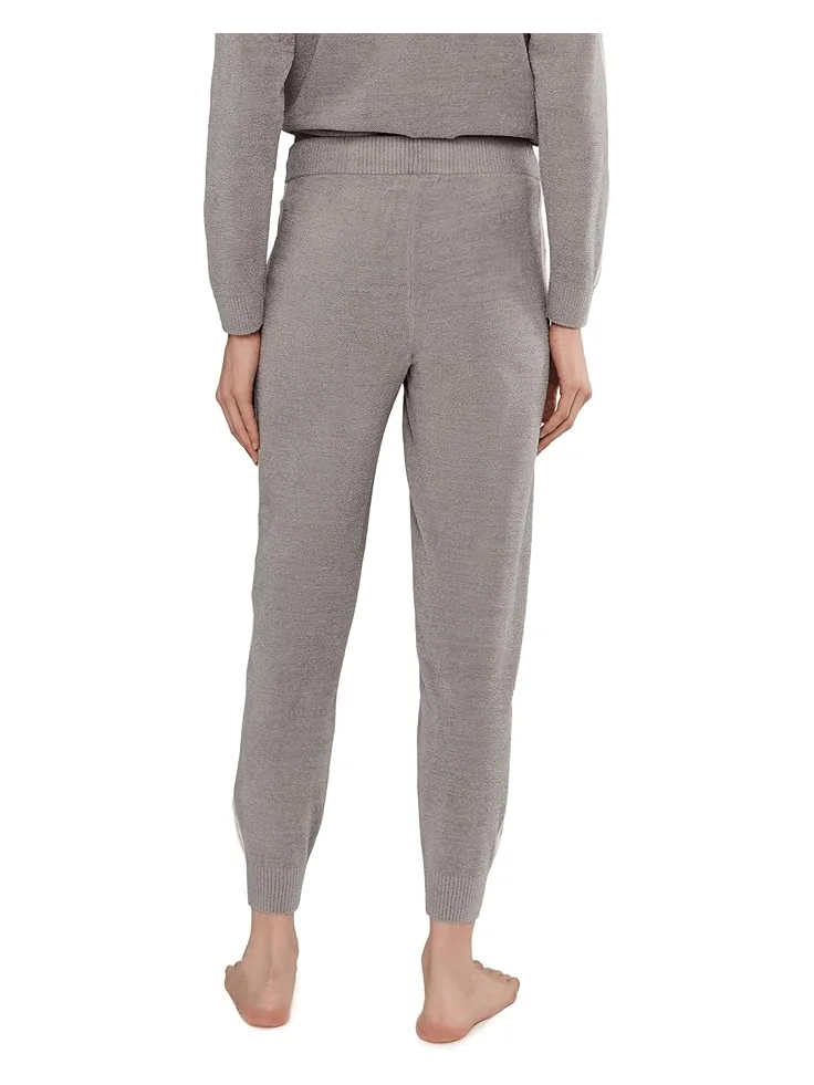 Женские спортивные брюки Barefoot Dreams Cozychic Ultra Lite Heart Stripe — изображение 3 из 5, серый/розовый песочный