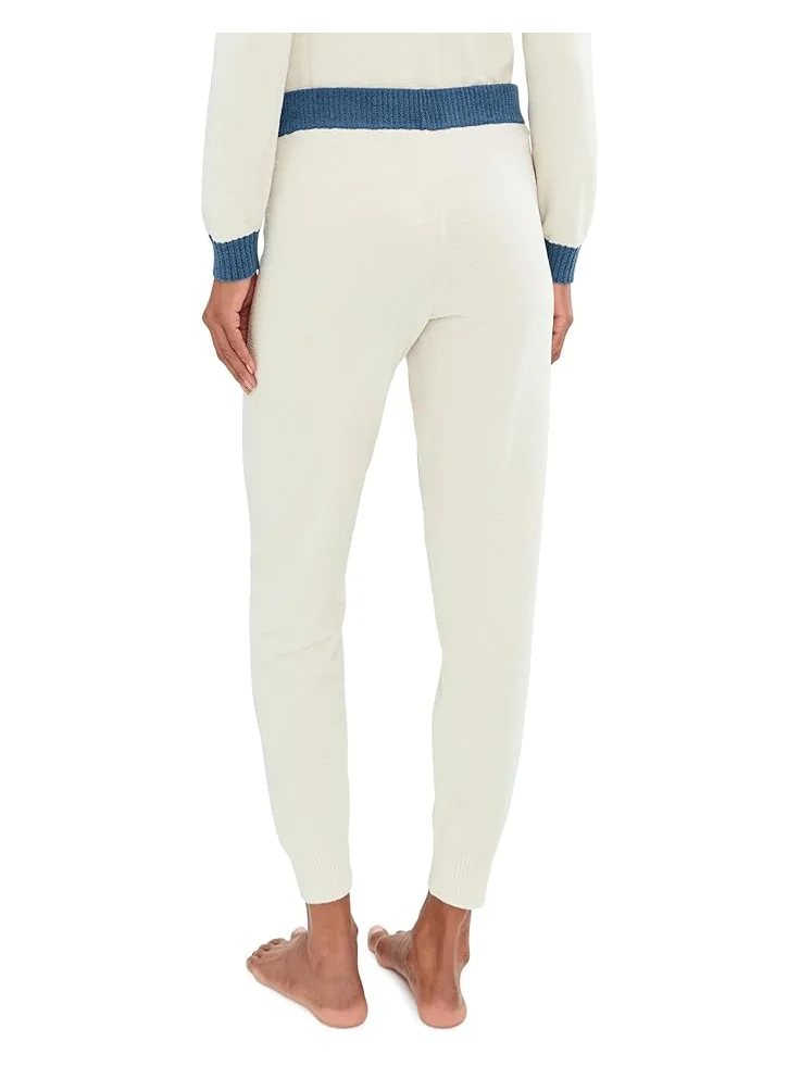 Женские брюки Barefoot Dreams Cozychic Ultra Lite Color Block Jogger — изображение 4 из 5, кремовый мульти