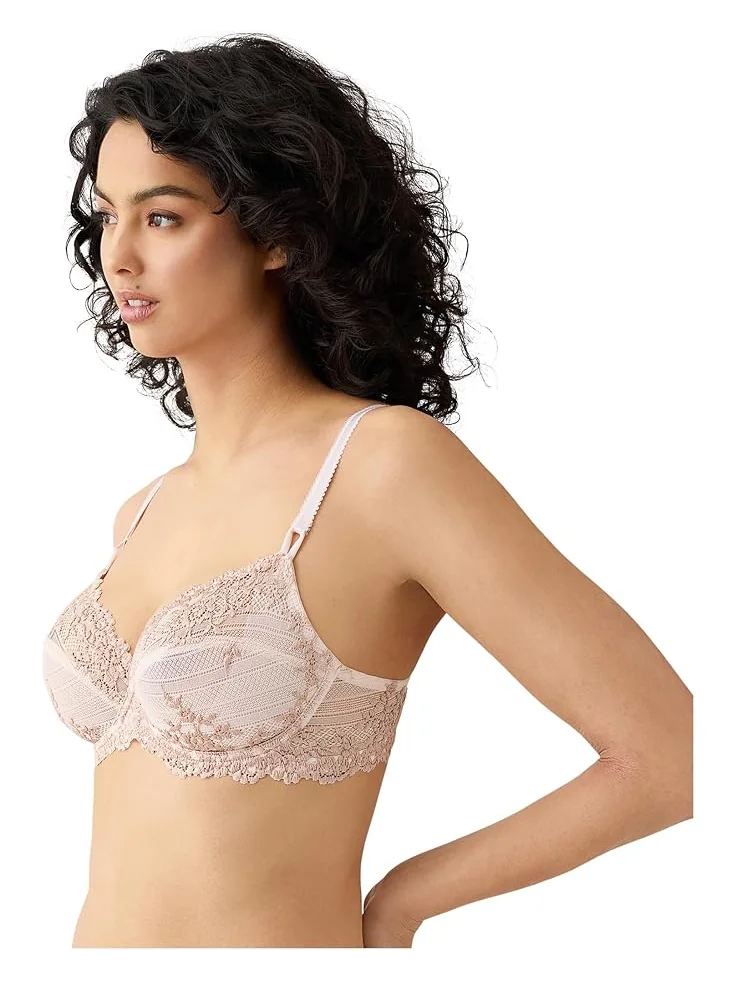 Женское кружевное бюстгальтер с косточками Wacoal Embrace Lace 65191 — изображение 2 из 4, розовый