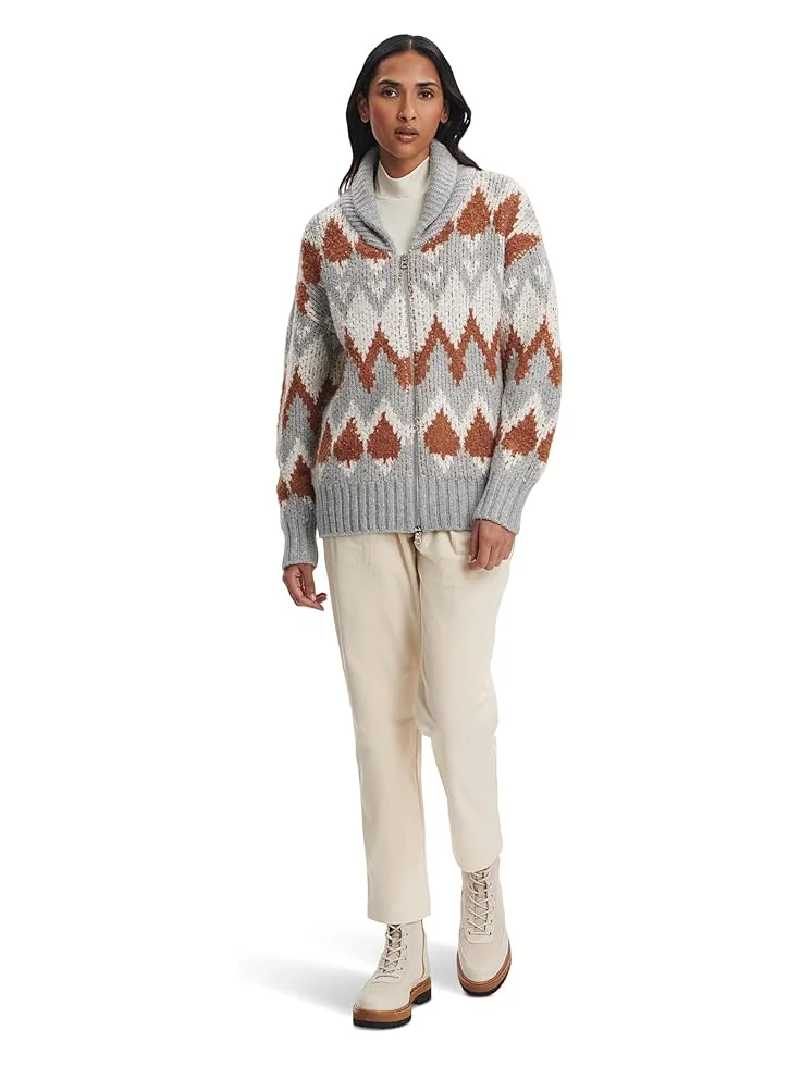Женский джемпер Varley Brockley Jacquard Knit — изображение 4 из 4, серый