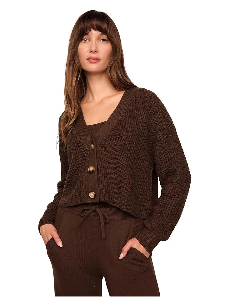 Женский укороченный кардиган Eberjey Recycled Sweater