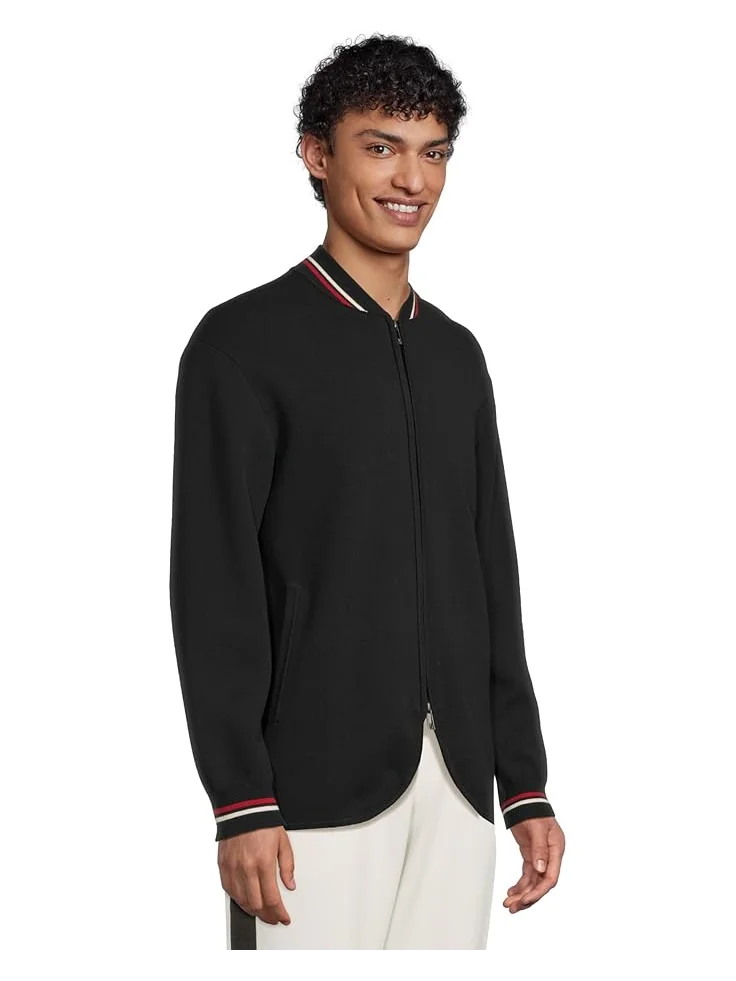 Мужской кардиган Armani Exchange Full Zip Knit — изображение 2 из 5, глубокий темно-синий