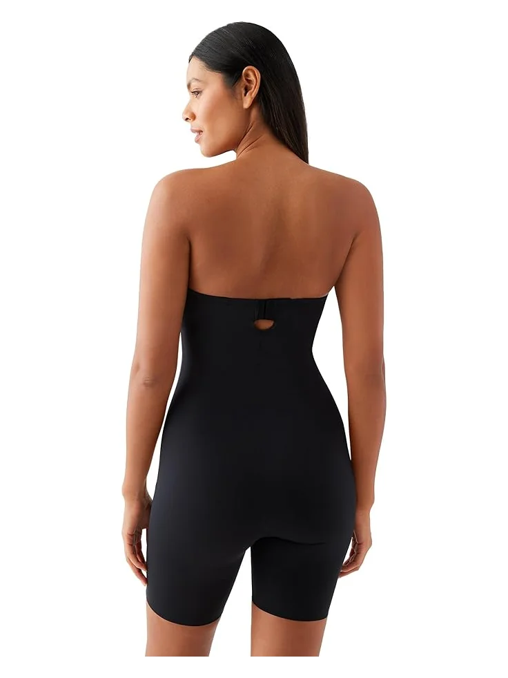 Женское бесшовное корректирующее белье Wacoal Red Carpet Strapless All In One Thigh Shaper — изображение 2 из 2, черный