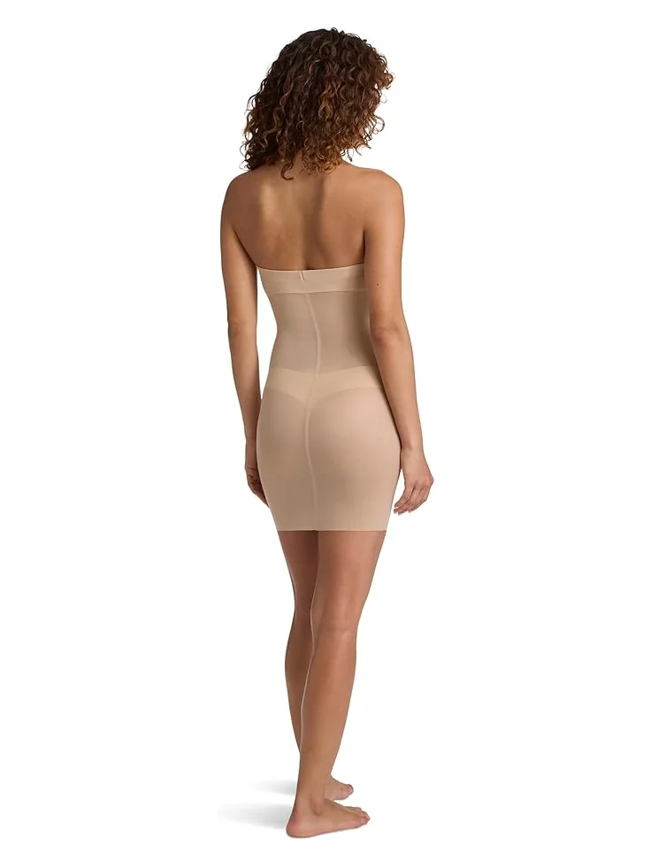 Женская комбинация Commando Featherlight Control Strapless Slip — изображение 2 из 2, бежевый