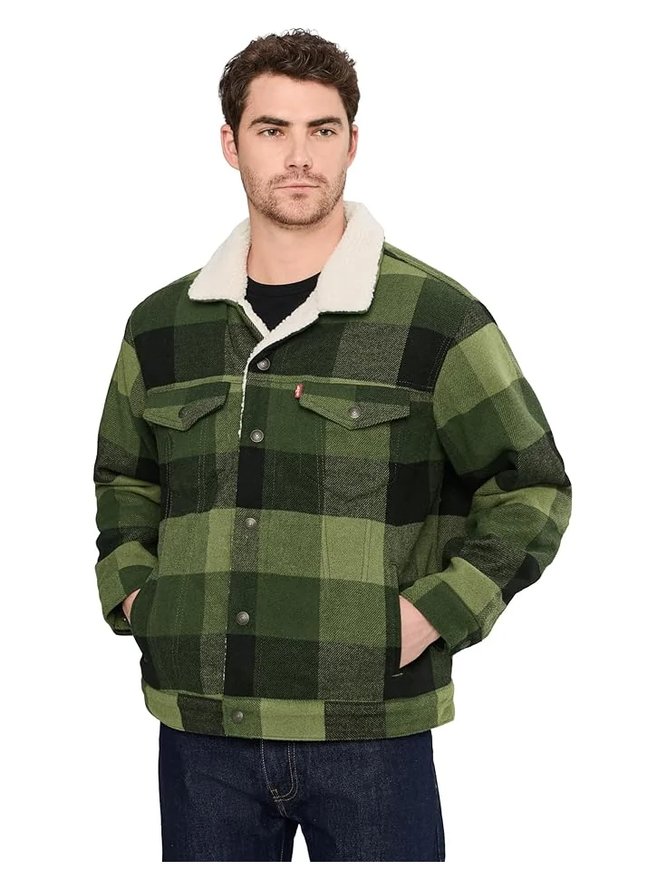 Мужское пальто Levi's Relaxed Fit Plaid Trucker Levi's Mens, Laredo Plaid Duffel Bag