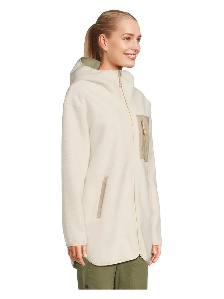Женское пальто Fjällräven Vardag Pile Fleece Long — изображение 2 из 5, белый