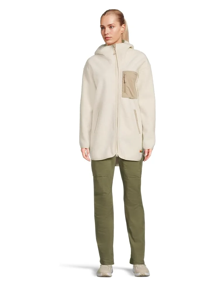 Женское пальто Fjällräven Vardag Pile Fleece Long — изображение 5 из 5, белый