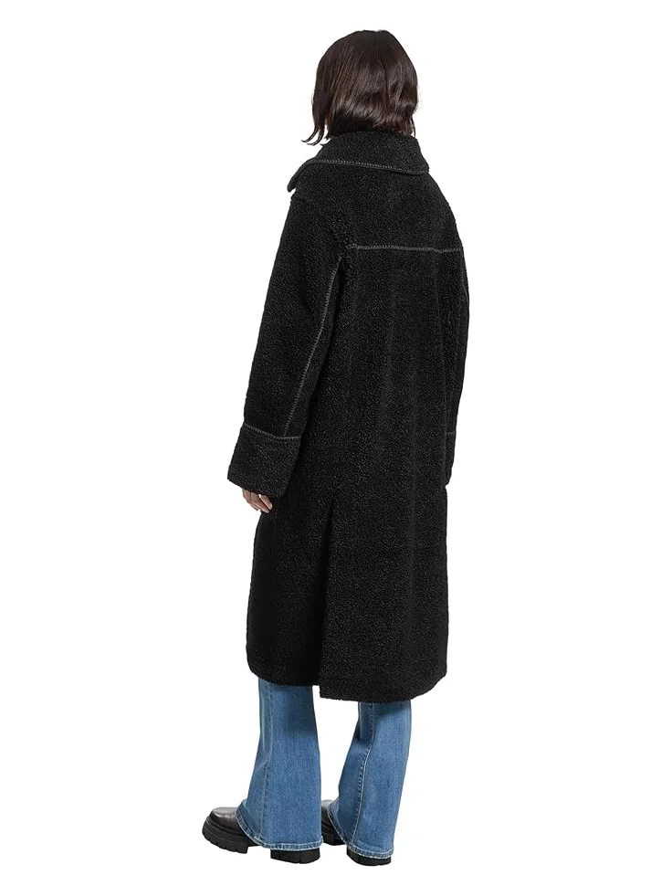 Женское пальто UGG Sema Uggfluff — изображение 3 из 4, черный