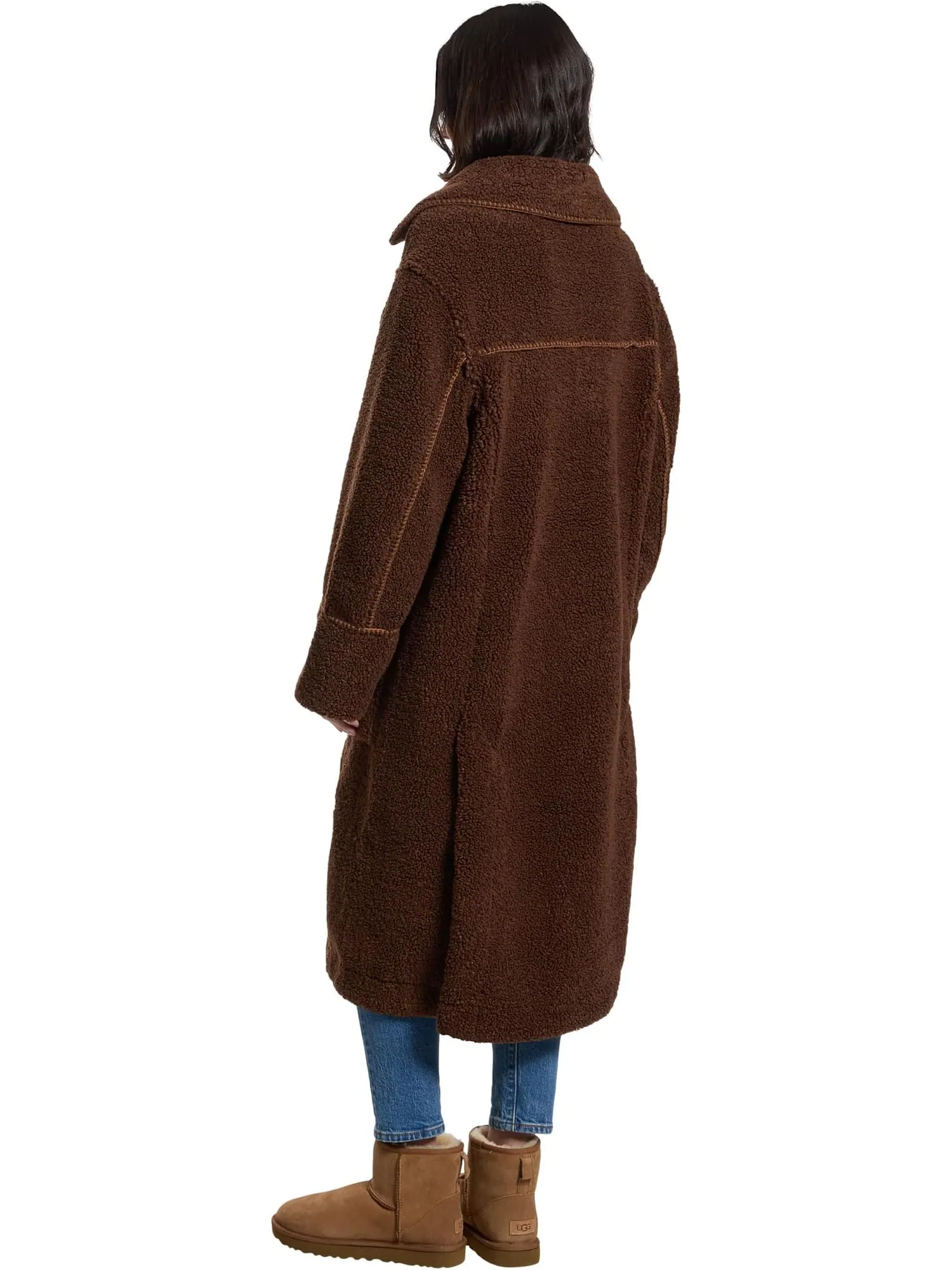 Женское пальто Sema Uggfluff UGG — изображение 3 из 4, коричневый