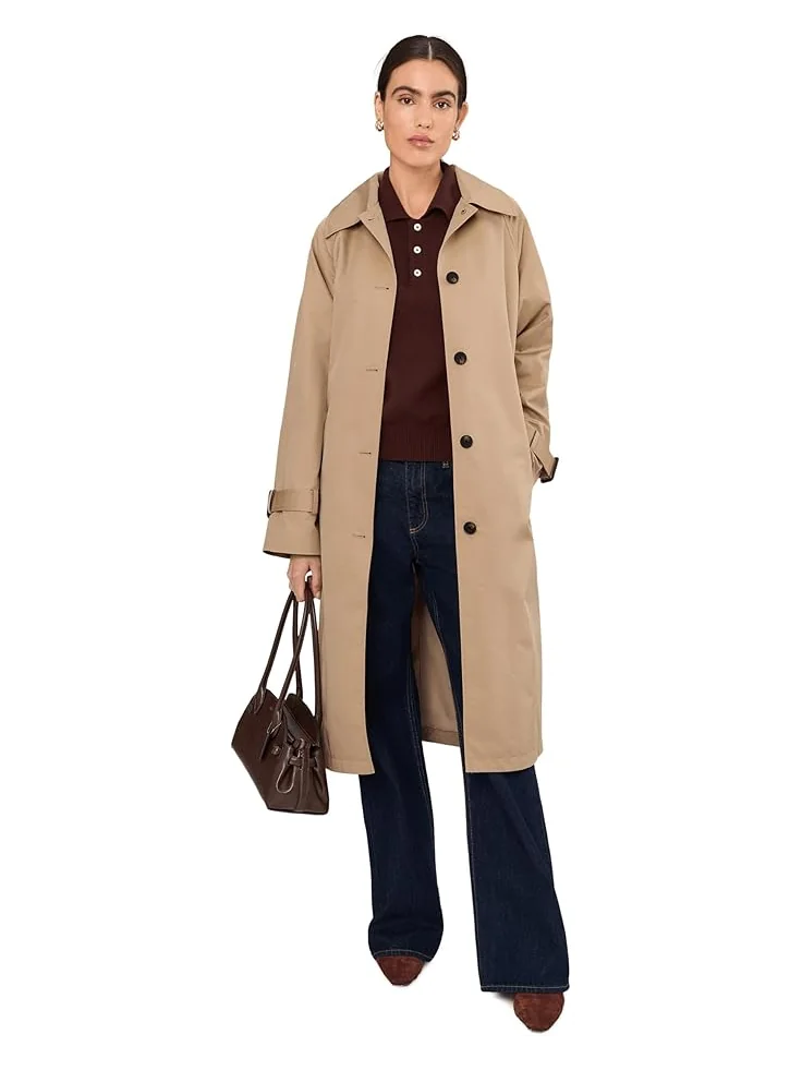 Женское пальто Levi's Single Breasted Trench — изображение 2 из 5, хаки