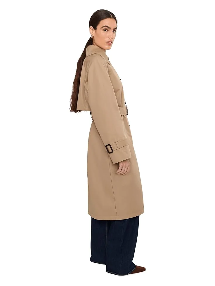 Женское пальто Levi's Single Breasted Trench — изображение 3 из 5, хаки