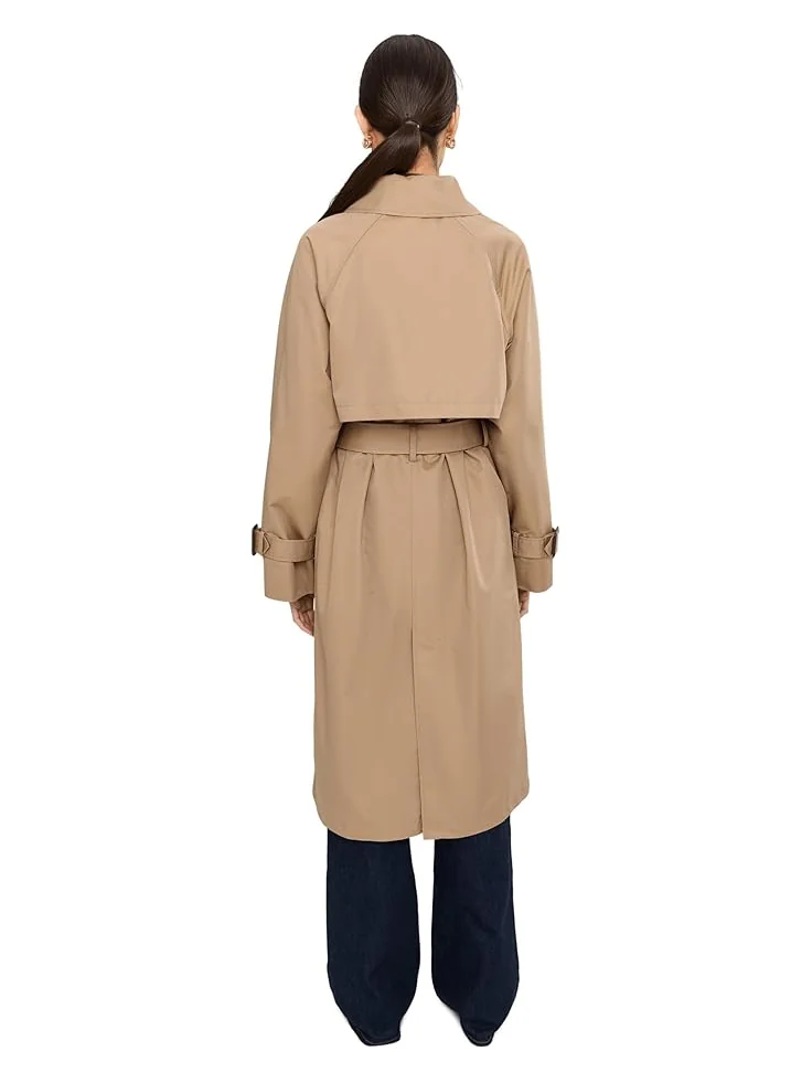 Женское пальто Levi's Single Breasted Trench — изображение 4 из 5, хаки