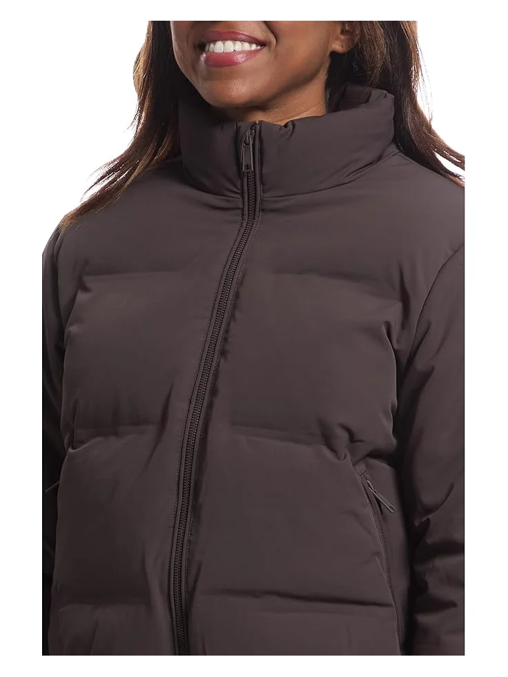 Женское пальто Travis Mathew Moontide Bonded Jack TravisMathew — изображение 4 из 5, кофейный