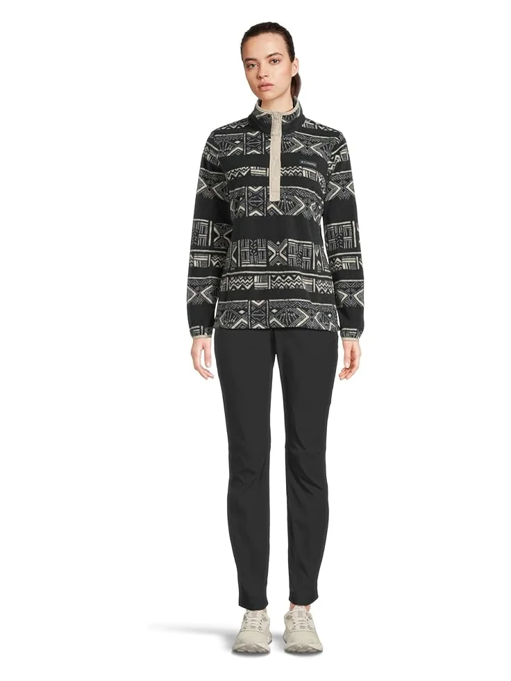 Женское пальто Columbia Benton Springs Printed 1/2 Snap — изображение 5 из 5, черный