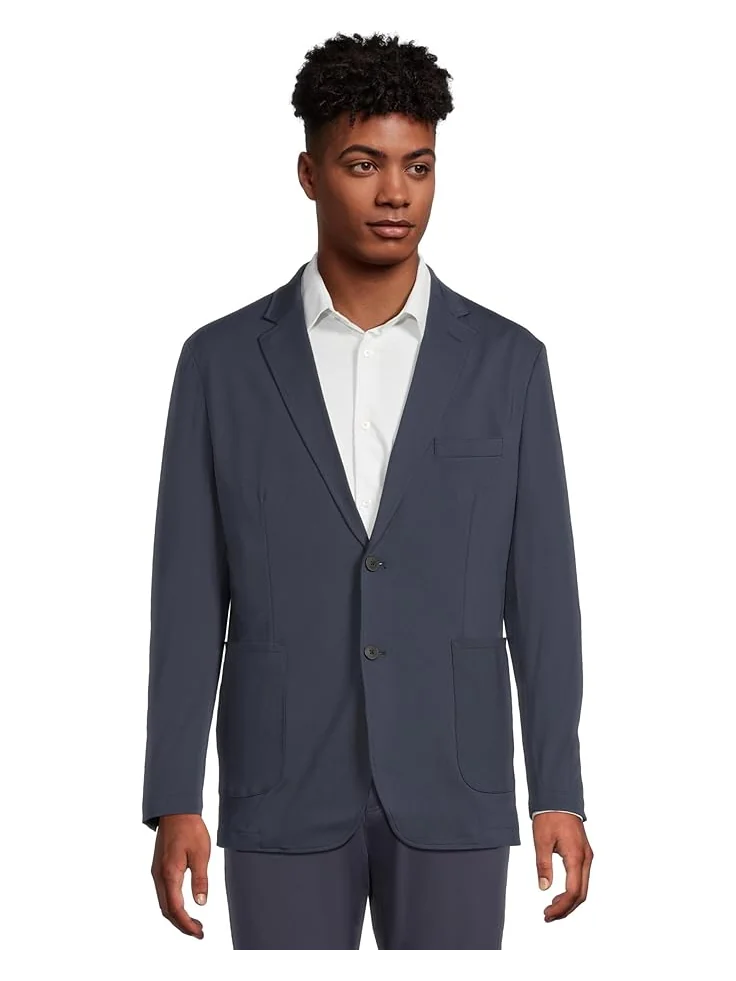 Мужской пиджак Johnston & Murphy XC Flex Solid Knit — изображение 1 из 5, темно-синий
