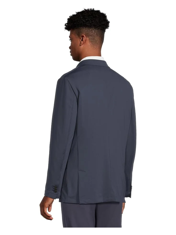 Мужской пиджак Johnston & Murphy XC Flex Solid Knit — изображение 3 из 5, темно-синий