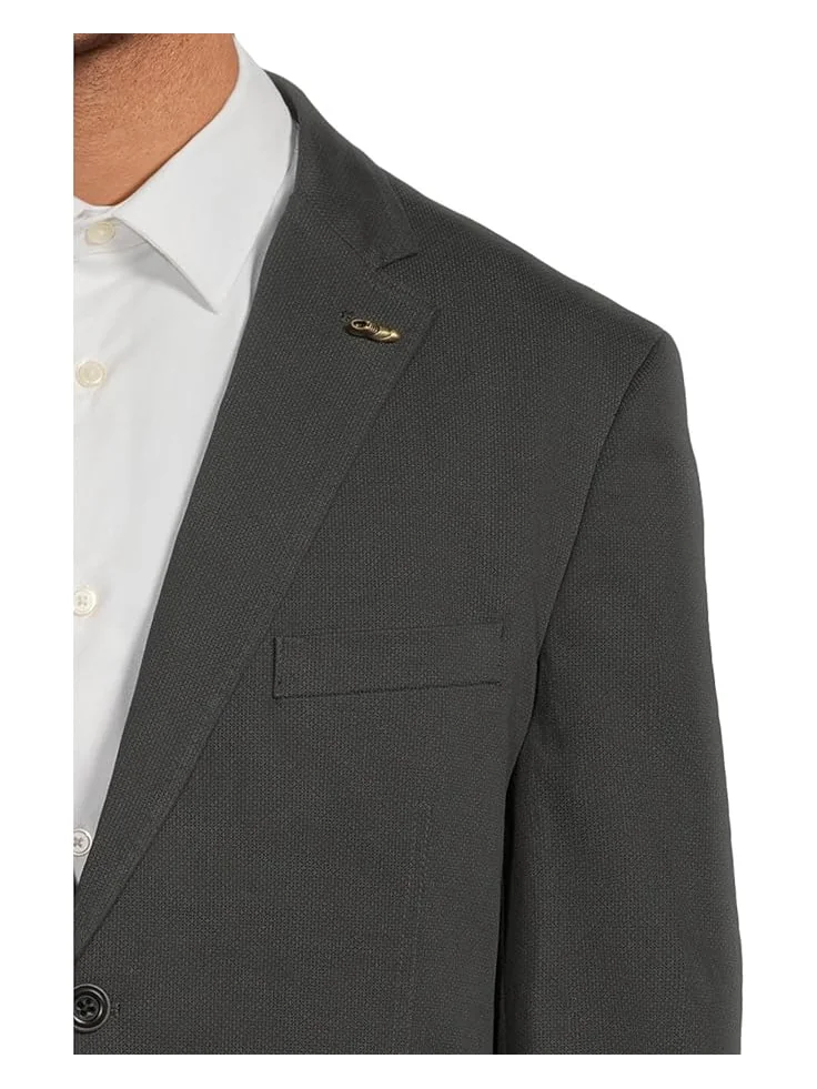 Мужской пиджак Johnston & Murphy Washed Cotton — изображение 4 из 5, черный