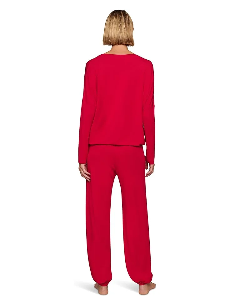 Женский комплект пижамы Eberjey Gisele Slouchy — изображение 2 из 2, красный