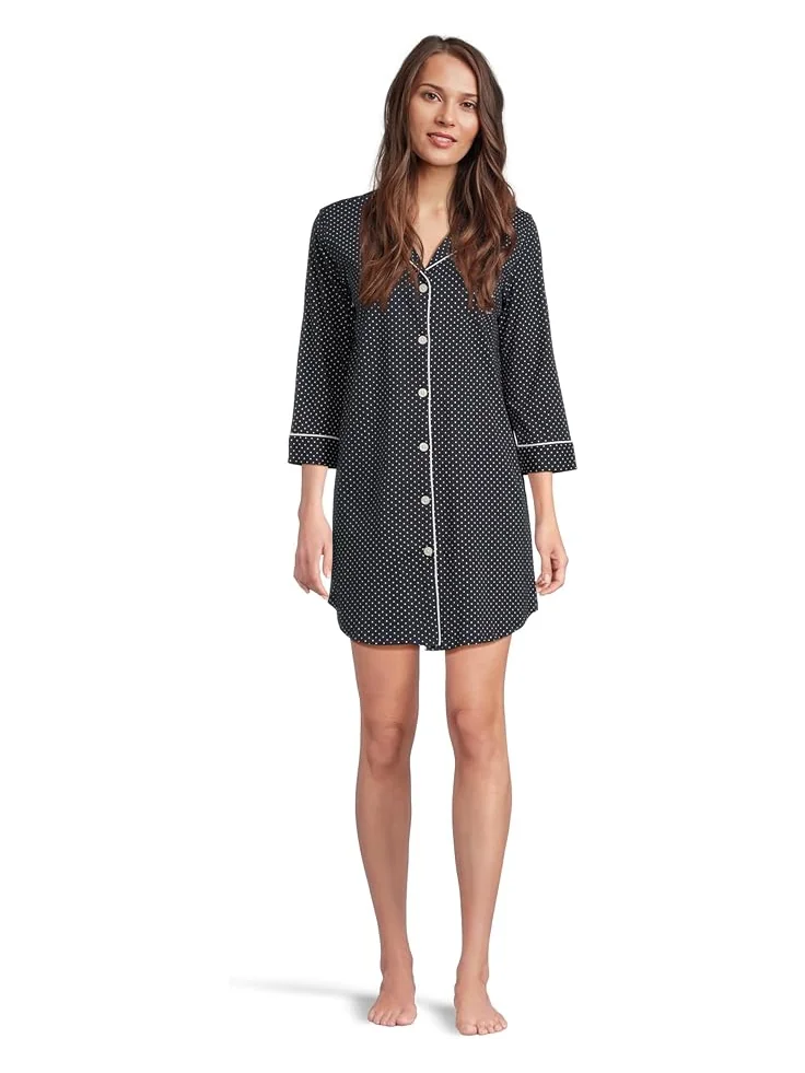 Женская пижама Lauren Ralph Lauren Essentials Bingham Knits — изображение 5 из 5, темно-синий