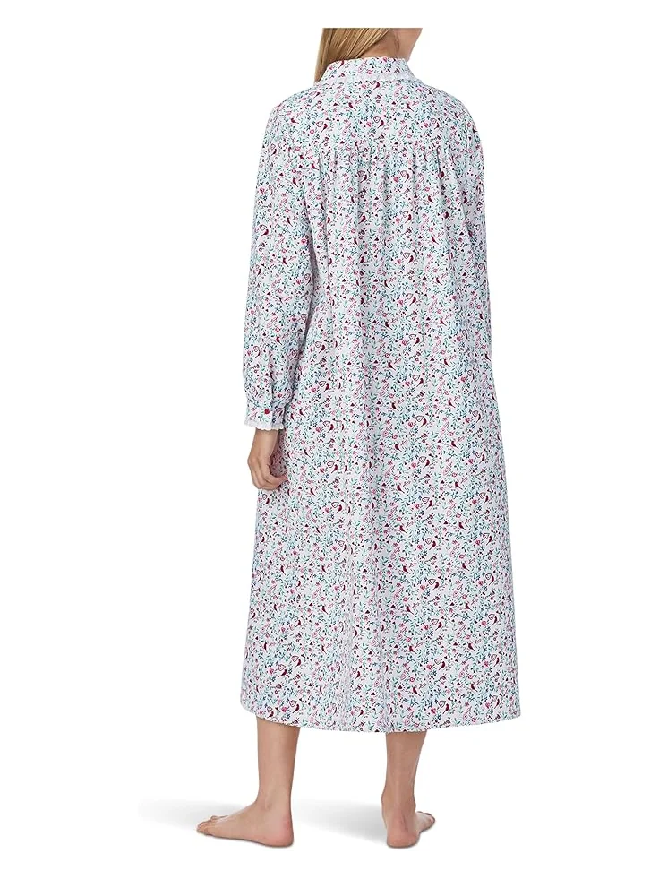 Женская пижама Lanz of Salzburg Classic 50" Peterpan Gown, Holiday Cardinal — изображение 2 из 3, красный