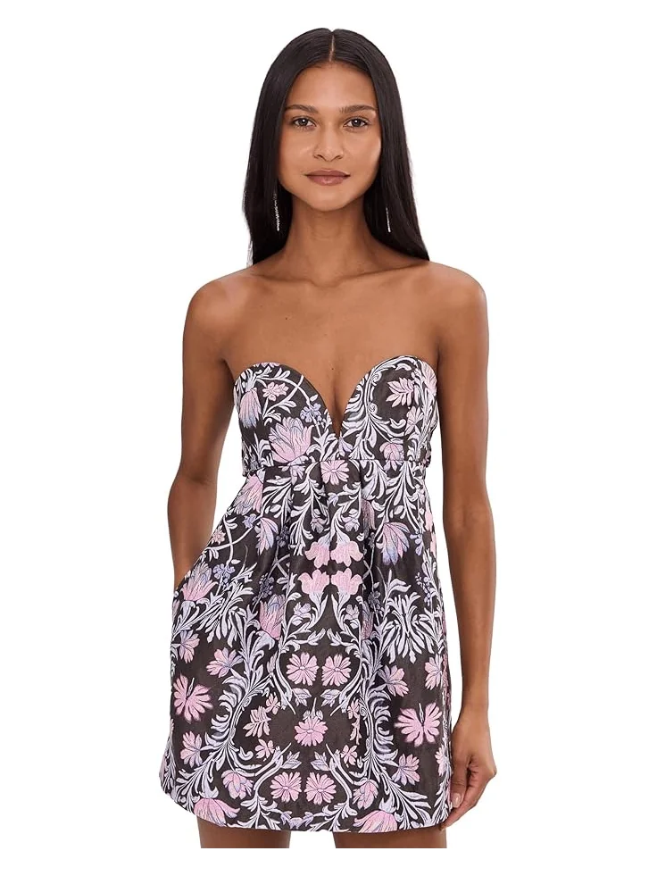 Женское мини-платье Free People Floreo Jacqaurd